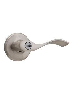 Kwikset - Balboa - Keyed Entry Lever - Satin Nickel - 94050-549