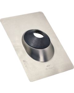 Pipe Flashing - All-Flash No-Caulk - Galv Steel - 1.5" to 3" Pipe - 11"x14.5"