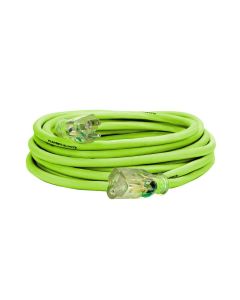 Flexzilla - Extension Cord - Pro - Extreme All Weather w/Lighted Plug - Green - 14/3 x 25'