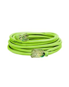 Flexzilla - Extension Cord - Pro - Extreme All Weather w/Lighted Plug - Green - 14/3 x 25'