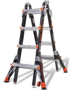 Little Giant - Dark Horse Articulating Ladder - Fiberglass - Type 1AA - 375lb - 17' 