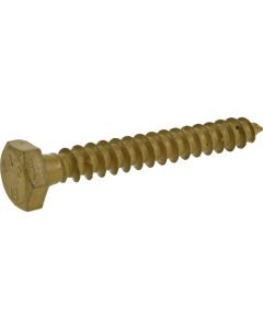 Hex Lag - Deck Plus - Exterior - Ceramic Coat - Tan - 1/4x2"
