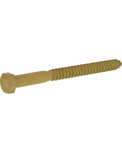 Hex Lag - Deck Plus - Exterior - Ceramic Coat - Tan - 1/2x6"
