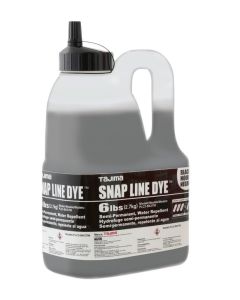 Tajima - Snap-Line Dye - Permanent Marking Chalk w/E-Z Fill Nozzle - Black - 6lbs