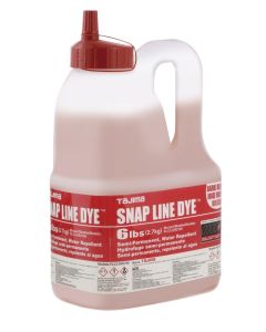 Tajima - Snap-Line Dye - Permanent Marking Chalk w/E-Z Fill Nozzle - Dark Red - 6lbs