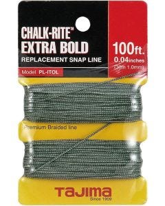 Tajima - Chalk Rite - Extra Bold Replacement Snap Line - 1mm x 100ft