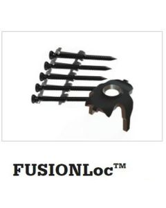 FUSIONLoc - Hidden Fasteners - Hand Driven Screws & 3-T15 Bits - 4x6x3" - 100pc - 50SF