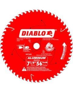 Diablo - TiCo™ - Circular Blade - Non-Ferrous/Plastic - 7-1/4" x 56T - 5/8" Arbor (Bulk)