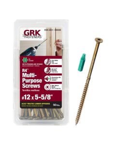 GRK - R4NG Multi-Purpose Framing Screw - 12x5-5/8" - 50ct