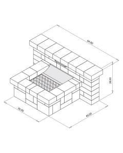 Outdoor Living - Compact - Waterfall Kit - Bluestone - #10061541
