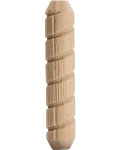 Dowel Pin - 5/16"x1-1/2" - Wood Spiral - 20ct