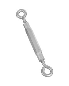 NH - Turnbuckle w/Eye Ends - Aluminum/Zinc - .25x7.5 (1/4x7-1/2") 