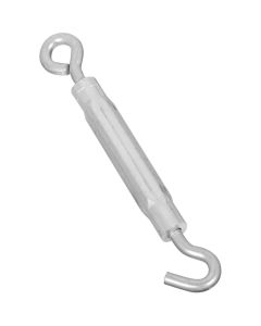 NH - Turnbuckle w/Eye & Hook - Aluminum/Zinc - .19x5.5 (3/16x5-1/2") 