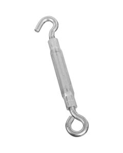 NH - Turnbuckle w/Eye & Hook - Aluminum/Zinc - .3725x10.5 (3/8x10-1/2") 