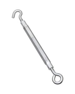 NH - Turnbuckle w/Eye & Hook - Aluminum/Zinc - .3725x16 (3/8x16")