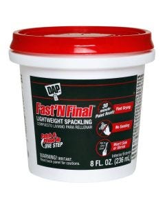 DAP - Fast'N Final Int/Ext Lightweight Spackle - #12140 - 8oz