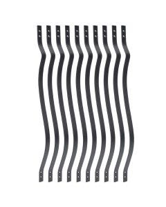 Fortress - FE26 - Balusters - Vienna Belly - 31" - Gloss Black - 10ct 