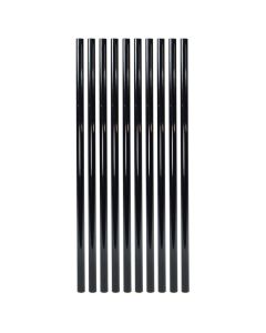 Fortress - FE26 - Balusters - Vintage Round - Plain - .75"x26" - Gloss Black - 10ct