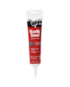 DAP - Kwik Seal - Kitchen & Bath Caulk - #18001 - White - 5.5oz 