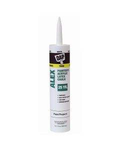 DAP - Alex - Acrylic Latex "Painters" Caulk - #18659 - Brilliant White - 10.1oz