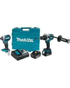 Makita - LXT® - XT267T - Hammer Drill & Impact Driver Kit - w/2 Batteries & Charger - 18V/5.0Ah