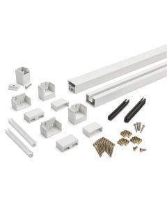 Trex Signature - Panel 6' - Horizontal Rail - Glass Kit - White (1/4" Tempered Glass to be sourced seperately)