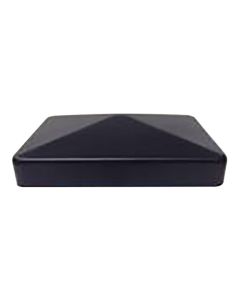 Post Cap - Metal Galv - Black - 6x6