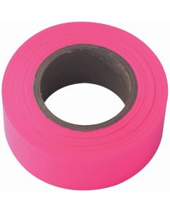 Flag Tape - Non-Adhesive - 1-3/16"x150' - Pink - #17003