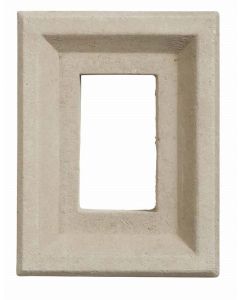 Versetta - Receptacle Box - 8"x6"x1-3/4" Thick - Taupe - 1pc