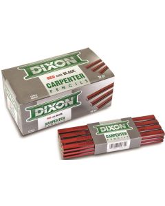 Dixon - Carpenter Pencil - Flat Barrel - Soft Lead