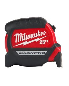 Milwaukee - Tape Measure - Compact Magnetic Wide - 25' - #48-22-0325 - 1pk
