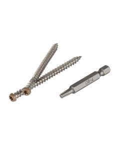 TopLoc - TimberTech - Deck Screws SS - 3" Screws w/bit - Cedar - 300pc - 85SF