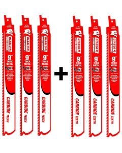 Diablo - Recip Blade - Thick Metal Cutting - 9"L  - 6ct