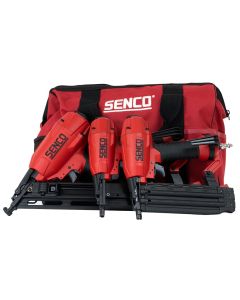 Senco - Pnuematic 3 Tool Finish Kit - 15Ga Finish - 18Ga Brad l- 18Ga Stapler w/storage Bag