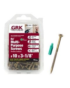 GRK - R4 Multi-Purpose Framing Screw - SS 305 - 10x3-1/8" - 70ct