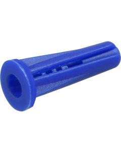 Conical Plastic Anchor - Blue - #8-#10x7/8"