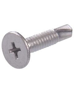 Self Drill Screw - Wafer Head - Zinc - #10-24x1-1/4"