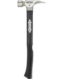 Stiletto - 16oz Titanium Framing Hammer - Curved Grip/Milled Face - #TI16MC-F