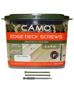 Camo - Trimhead Fasteners - ProTech Coated - #7x2-3/8 w/2 Bits - 1750ct (500sqft)