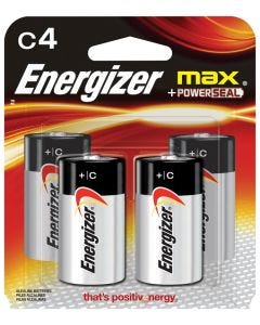 Energizer  "C" Batteries 4-pack