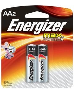 Energizer Max - "AA"  Batteries 2-pack 