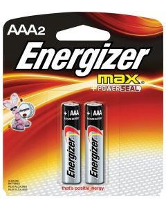 Energizer Max - "AAA" Batteries 2-pack