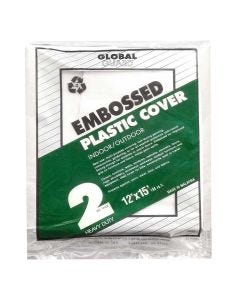 12X15 2 Mil Emb Plstc Drop Cloth