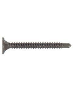 Cement Board Screws - Self Drill - Wafer Head #2 Philips - Ceramic Coat - #8x1-1/4" - 1lb