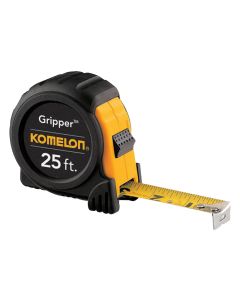 Komelon - Tape Measure - Gripper - Steel - Yellow - 1"x25' - #5425