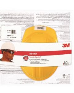 3M - Hard Hat - Yellow w/adj Pinlock - Type 1 - Class C & E - #91296