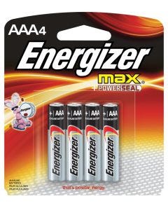 Energizer Max - AAA Alkaline Battery 4PK