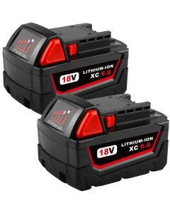 Milwaukee - M18™ - Battery - Red Lithium XC6.0 (2pk) 