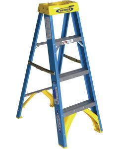 Werner - Step Ladder - Fiberglass - Type 1 - 250lb - 4' 