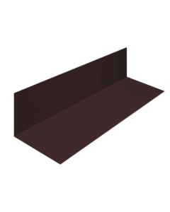 Edge "L" Flashing - 2"x2"x10' - 28Ga - Brown